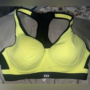VSX yellow 36C padded sports bra in amazing condition!💛